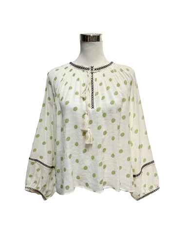 Wholesaler J&L - Light weight pattern blouse