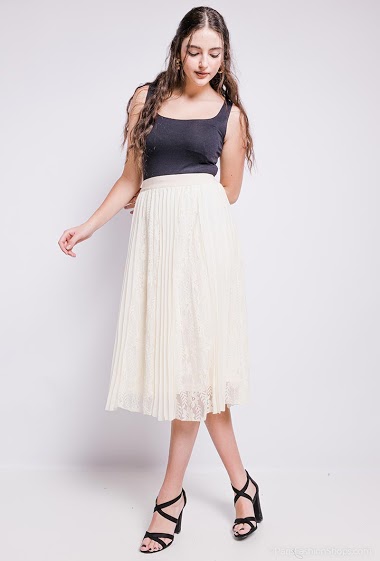 Wholesaler J&L - Pleated midi skirt