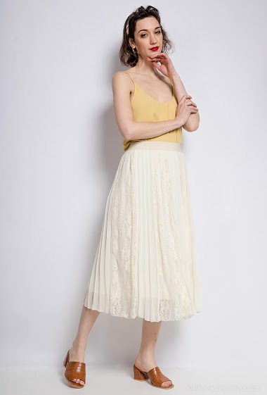 Wholesaler J&L - Pleated midi skirt