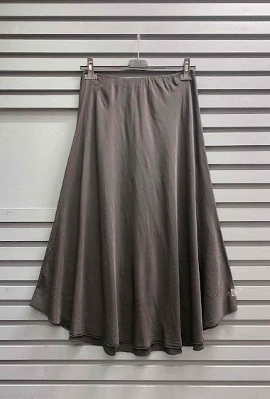 Wholesaler J&L - Satined midi skirt