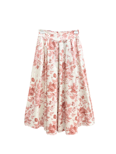 Wholesaler J&L - MILLA floral print cotton skirt