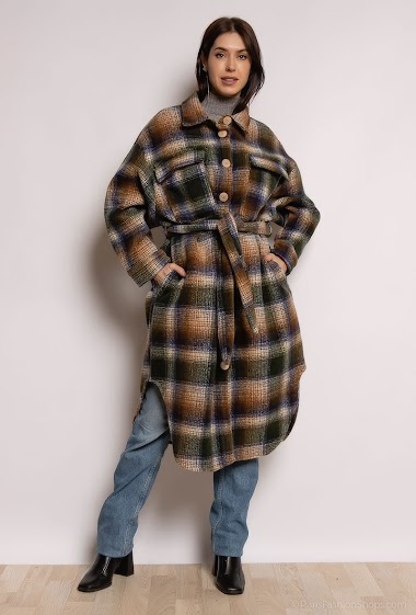 Wholesaler J&L - Checkered coat