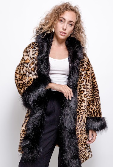 Wholesaler J&L - Leopard fur coat