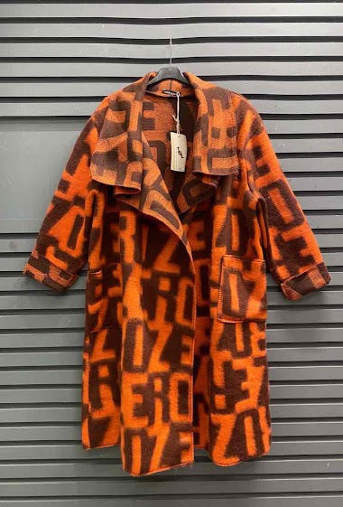Wholesaler J&L - Long letters pattern coat