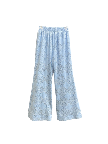 Wholesaler J&L - Wide lace pants with lining
