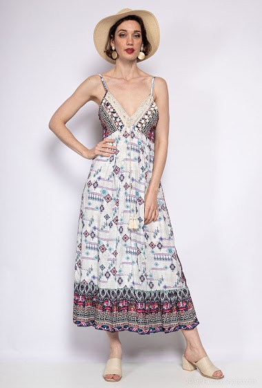 Wholesaler J&L - Bohemian maxi dress