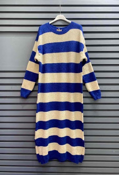 Großhändler J&L - Striped sweater dress