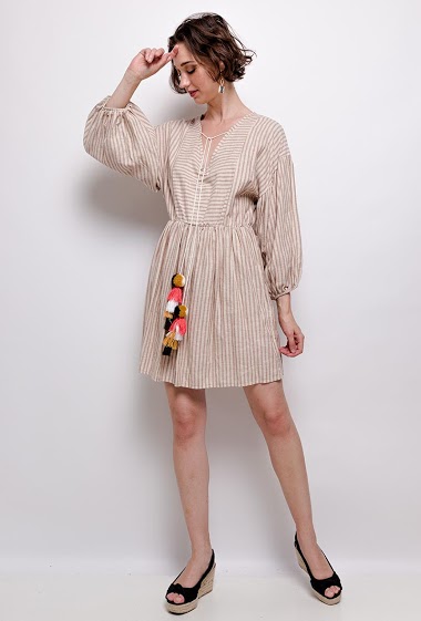 Wholesaler J&L - Striped dress