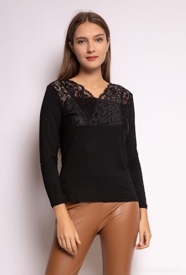 Großhändler J&L Style - Blouse with lace
