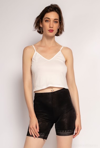 Großhändler J&L Style - Crop leggings with lace