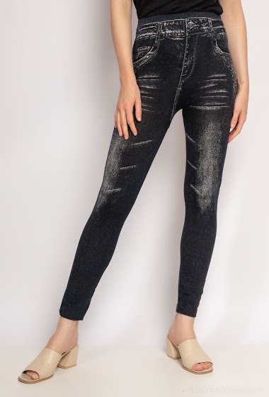 Grossiste J&L Style - Legging effet jeans