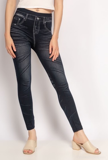 Großhändler J&L Style - Legging effet jeans