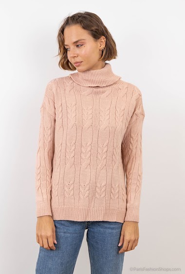 Großhändler J&L Style - Cable knit sweater