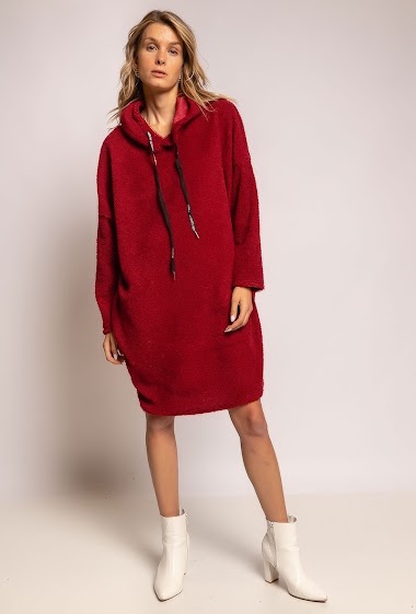 Wholesaler J&L Style - Teddy hoodie dress
