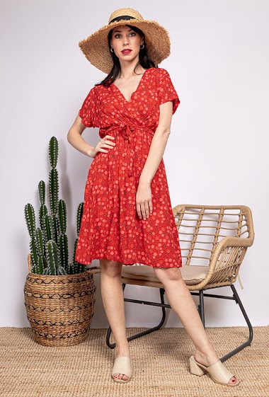 Wholesaler J&L Style - Flower print dress