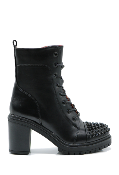 Wholesaler JM.DIAMANT - Lace up Ankle boots with square heel
