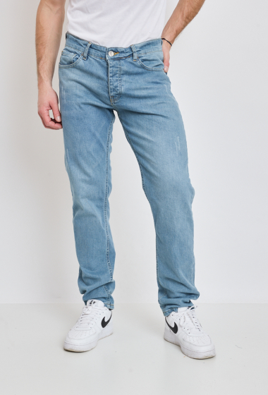 Wholesaler SD7 - Straight cut jeans LIGHT BLUE