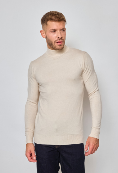 Grossiste SD7 - pull homme col cheminée