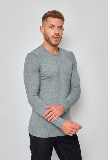 Grossiste SD7 - Pull homme col rond