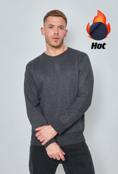 Wholesaler SD7 - Men's Fleece Lined Sweater
