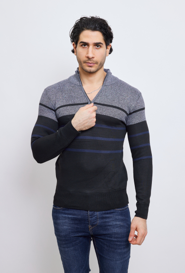 Wholesaler SD7 - Men's sweater with trucker collar