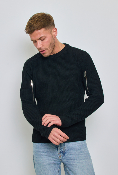 Grossiste SD7 - pull homme maille tricoté