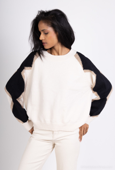 Wholesaler Joelly - Tricolor sweater