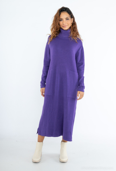 Wholesaler Joelly - Sweater dress with pockets