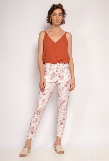 Wholesaler Jolifly - Printed skinny pants