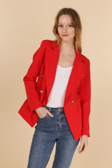 Wholesaler Jolifly - Blazer polyester jacket 6 button