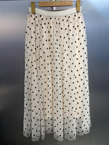Wholesaler Joliko - Tulle skirt with small dot pattern
