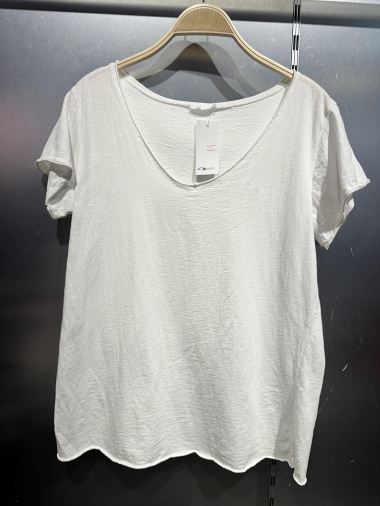 Wholesaler Joliko - Cotton v-neck t-shirt