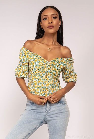Wholesaler Jolio & Co - Flower printed blouse