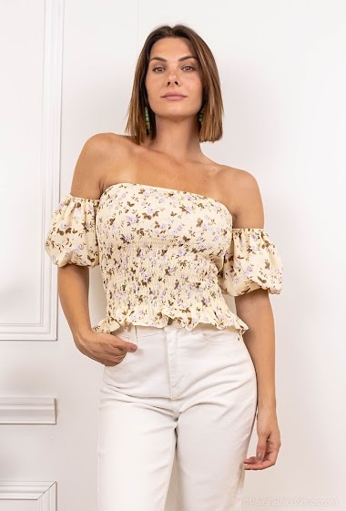 Wholesaler Jolio & Co - Flower printed blouse
