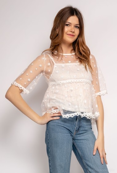 Wholesaler Jolio & Co - Flower print blouse