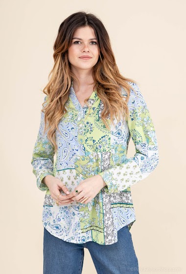 Wholesaler Jolio & Co - Printed blouse