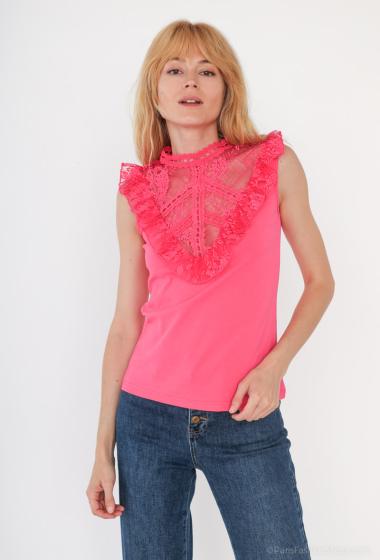 Wholesaler Jolio & Co - Top with lace