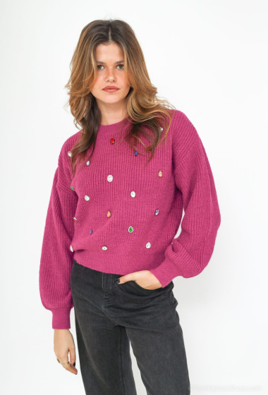 Wholesaler Jolio & Co - Jeweled sweater