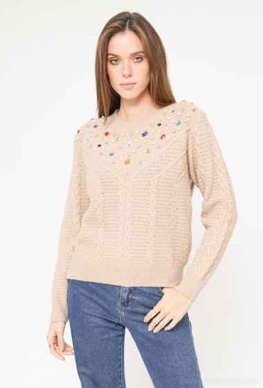 Wholesaler Jolio & Co - Jeweled sweater