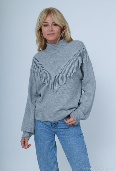 Wholesaler Jolio & Co - Fringed sweater
