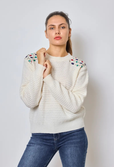 Großhändler Jolio & Co - Pullover mit Schmuck