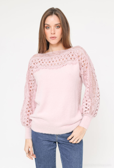 Wholesaler Jolio & Co - Soft lace sweater