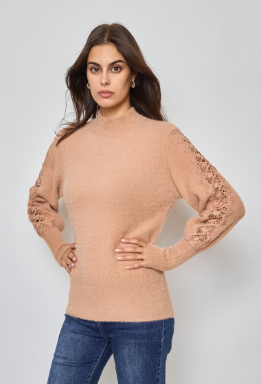 Wholesaler Jolio & Co - Soft lace sweater