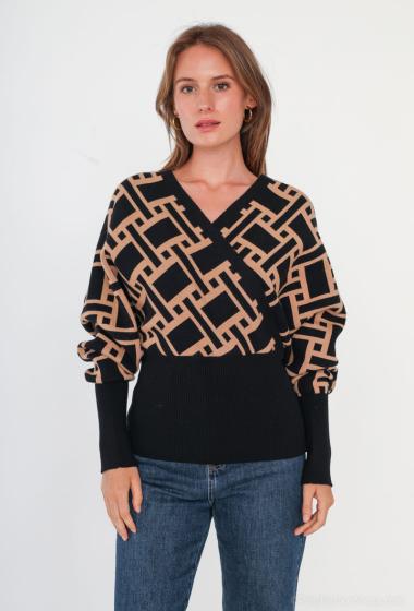 Wholesaler Jolio & Co - Printed sweater