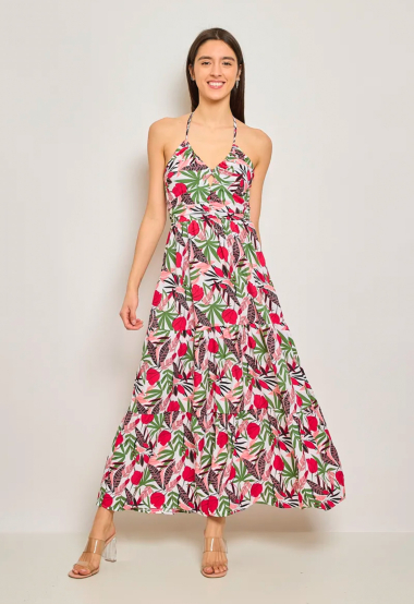 Großhändler Jolio & Co - Kleid mit Blumendruck