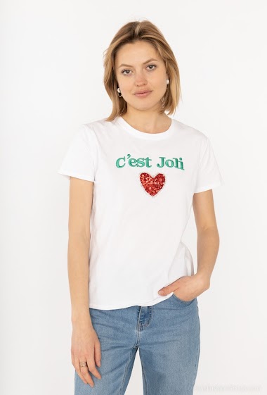 Mayorista Jolio & Co - Camiseta con inscripcion