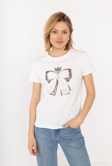 Grossiste Jolio & Co - T-shirt à inscription