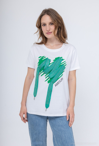 Wholesaler Jolio & Co - Lace-up t-shirt