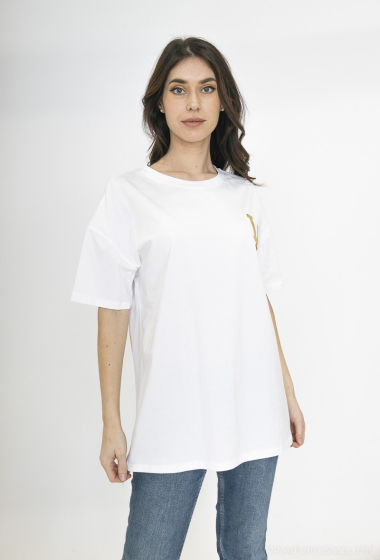 Grossiste Jolio & Co - T-shirt oversize imprimé "LA"