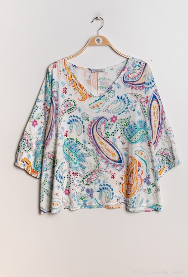Großhändler Jöwell - Paisley printed blouse